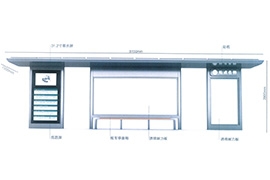 上海嘉定26套智能公交候车亭第二批发货案例